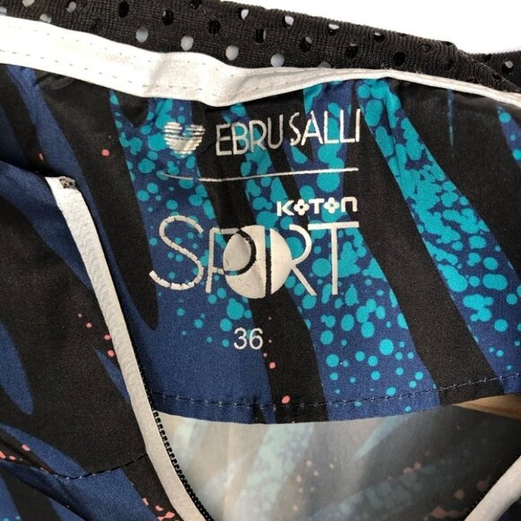 90’s style multicoloured windbreaker teal  animal - Picture 3 of 15